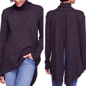 Free People ‘We the Free’ Split Back Turtleneck